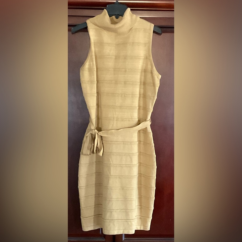 Calvin Klein Beige Mini Dress